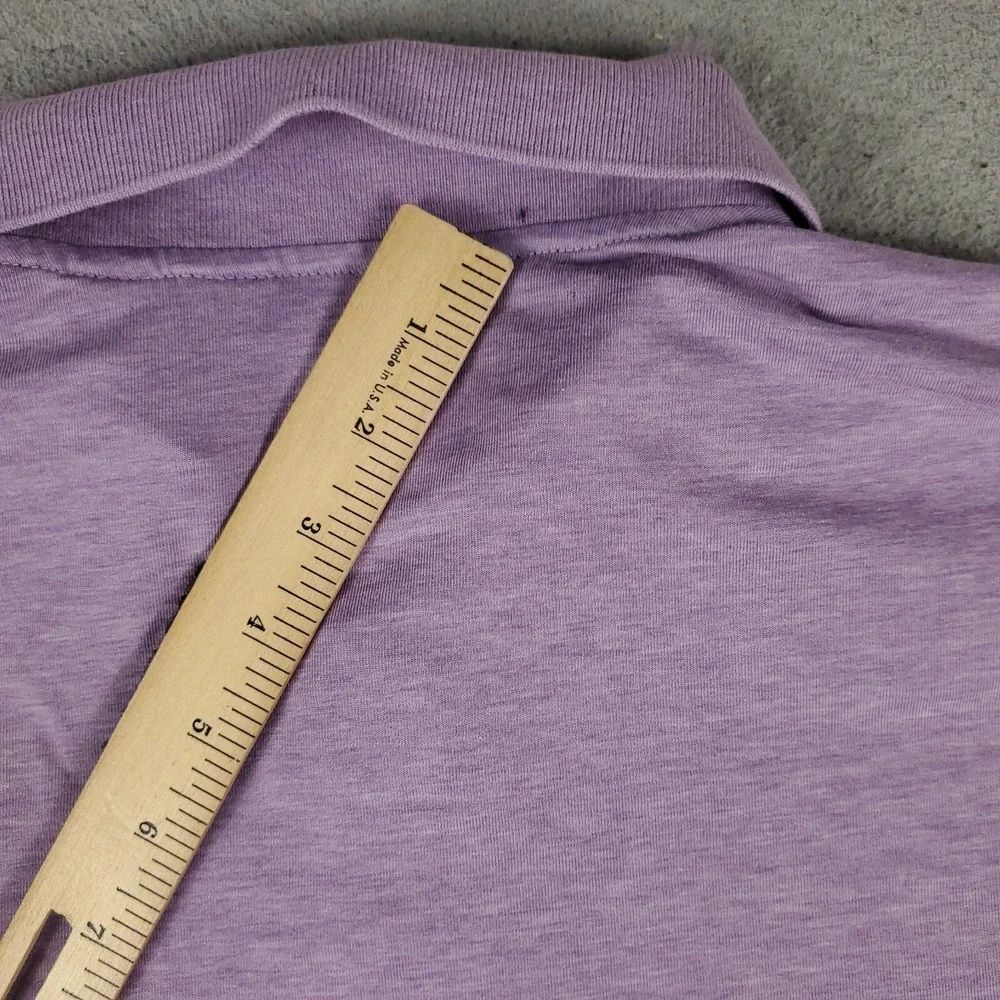 Ralph Lauren Polo Shirt Mens Size XL Purple Casual Short Sleeve *STAINED*